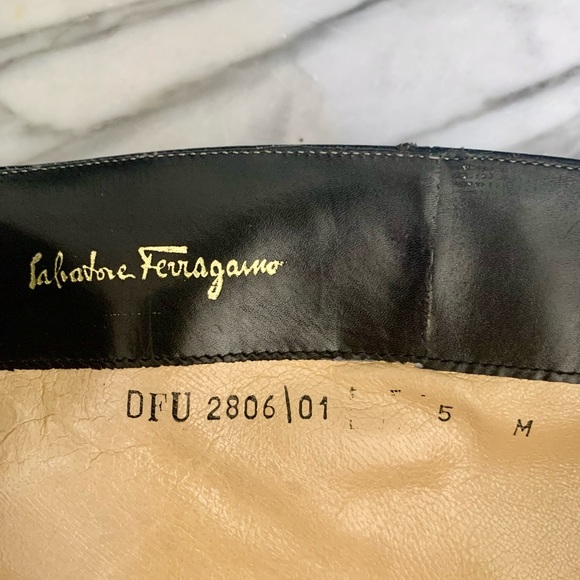 Vintage Black Leather Boots - Picture 7 of 10